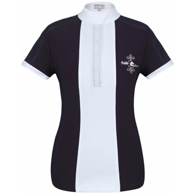 Fair Play Závodní jezdecké triko s krátkým rukávem a perličkami CLAIRE LS Světle modrá – Zboží Dáma