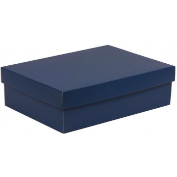 Dárková krabice s víkem 350x250x100/40 mm, modrá