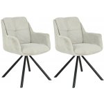 HowHomely Helix béžová 2 ks – Zboží Dáma