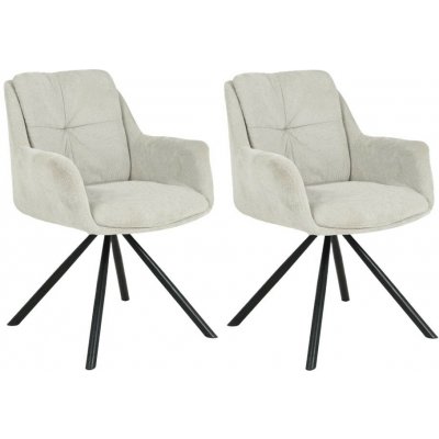 HowHomely Helix béžová 2 ks – Zboží Dáma