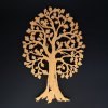 Dekorace Amadea dřevěný strom s veverkami masivní dřevo výška 40 cm