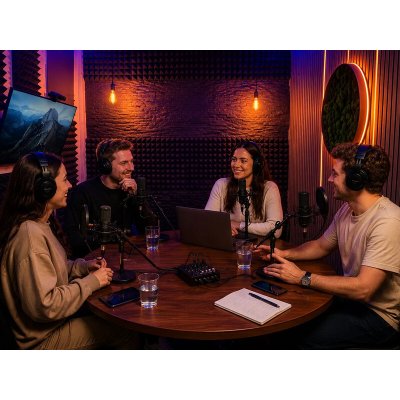 Nahrajte si vlastní podcast v profesionálním studiu – Hledejceny.cz