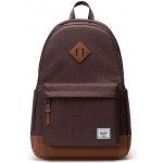 Herschel Heritage New Chocolate Brown Crosshatch Tan 24 l – Zboží Dáma