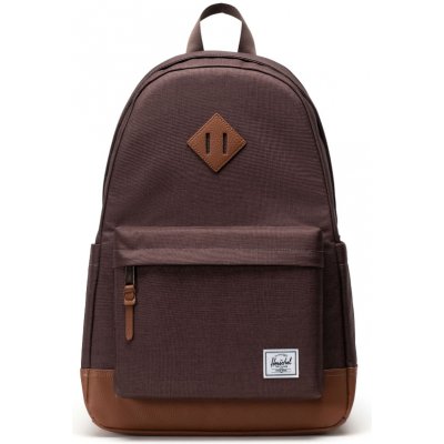 Herschel Heritage New Chocolate Brown Crosshatch Tan 24 l – Zboží Dáma