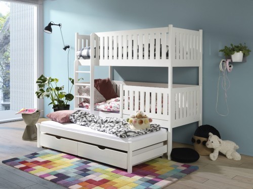 DP - Detske postele Julia Patrová s úložným prostorem Barva Ořech