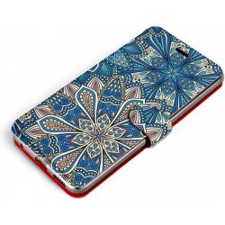 Pouzdro Mobiwear Flip Samsung Galaxy A23 / A23 5G V108P Modré mandala květy