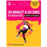 Twist Sim karta, Ochutnávková T-Mobile, kredit 100Kč – Zboží Mobilmania