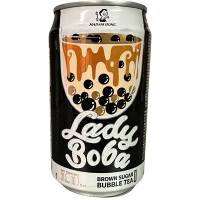 Madam Hong Lady Boba Brown sugar bubble tea 315 ml – Zboží Dáma