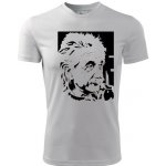Tričko Einstein bílé – Zboží Dáma