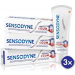 Sensodyne Sensitivity&Gum Whitening zubní pasta 3 x 75 ml – Hledejceny.cz