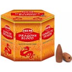 Hem Vonné kužely pro tekoucí dým Dragons Blood 40 ks – Zboží Mobilmania