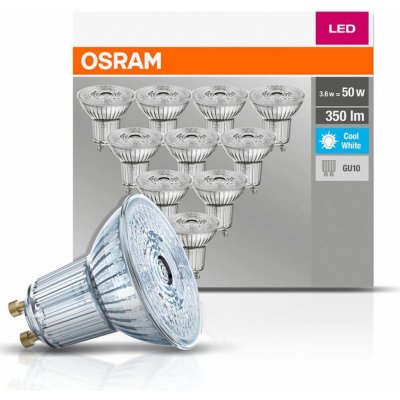 Osram LED reflektor GU10 4,3W 4 000K 350lm 10ks – Hledejceny.cz