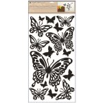Anděl Přerov - Pokojová dekorace černí motýli 1083 69x30 cm – Hledejceny.cz