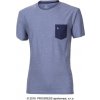 Pánské Tričko Pánské sportovní triko Progress Mark šedý melír