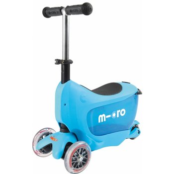 MICRO Mini2go Deluxe Plus koloběžka modré