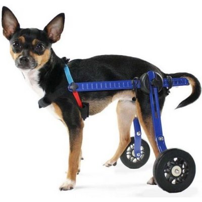 Walkinpets Invalidní vozík pro psa MINI (0,9 4,5 KG) B1:2" plastové kolesá – Zboží Mobilmania