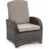 Zahradní židle a křeslo Blumfeldt Comfort Siesta, křeslo, nastavitelné opěradlo, tmavěšedé (GDM18- Com.Siesta-DG)