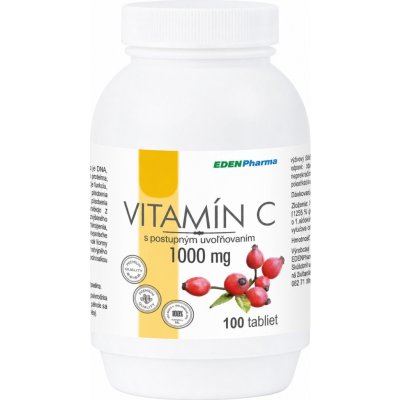 EDENPharma VITAMIN C 1000 mg postupným uvolňováním 100 tablet – Hledejceny.cz