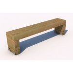 Playground System Lavička bez opěradla 12-1500/B . – Hledejceny.cz