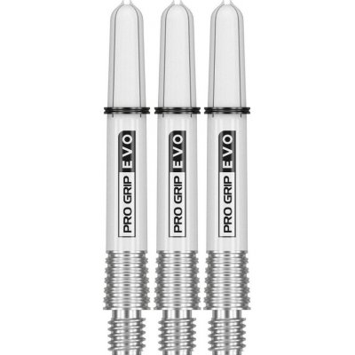 Target - darts Násadky Pro Grip EVO - short - silver – Sleviste.cz