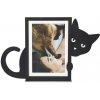Klasický fotorámeček BALVI BALVI Fotorámeček Hidden Cat 27704, 10x15cm, černý