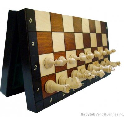 Desková hra, dřevěné šachy tradiční magnetické velké 140B mad – Hledejceny.cz