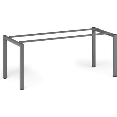B2B Partner Square 1800 x 800 x 725 mm černá – Zboží Mobilmania