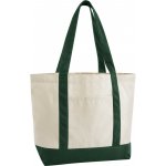 EarthAware taška z bio bavlny Westford Mill W 804 natural/bottle green – Hledejceny.cz