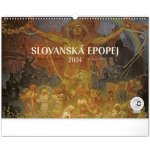 Presco Group Nástěnný Slovanská epopej Alfons Mucha 48 × 33 cm 2024 – Zboží Mobilmania