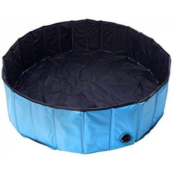 Croci Skládací bazén pro psa modrý 120 x 30 cm