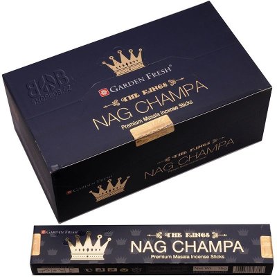 Garden Fresh Nag Champa The Kings indické vonné tyčinky 12 x 15 ks – Zbozi.Blesk.cz