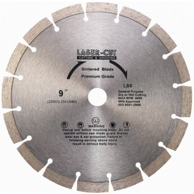 Laser Cut Diamantový kotouč 230 x 22.2 x 12 mm L00110