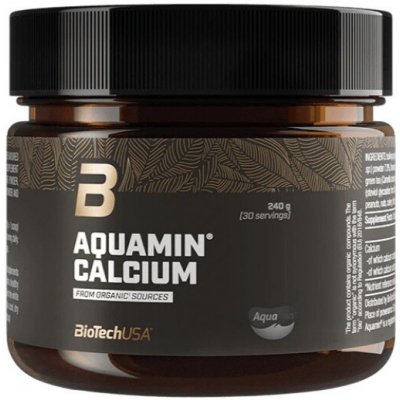 BioTechUSA Aquamin Calcium 240 g citronová tráva s limetkou – Hledejceny.cz