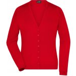 James & Nicholson bavlněný svetr JN660 červená – Zboží Mobilmania