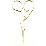 Nůžky čáp zlaté 10cm – Zboží Mobilmania