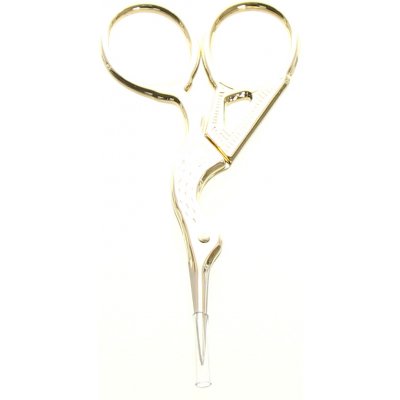 Nůžky čáp zlaté 10cm – Zboží Mobilmania