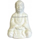 Aw. gifts Aroma lampa Sedící Budha bíla 11 cm – Sleviste.cz
