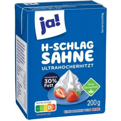 Ja! H-Schlag Sahne 30% 200 g – Hledejceny.cz