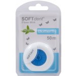 SOFTdent Butterfly Dentální nit s mátou 50 m – Zboží Dáma