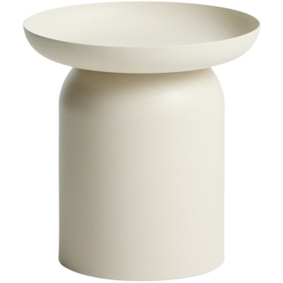 Kave Home kovový zahradní stolek Arcola 45 cm Krémový – Hledejceny.cz