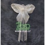 Vonička (vývazek) svatební - slonová kost s perlovým květem – Zboží Dáma