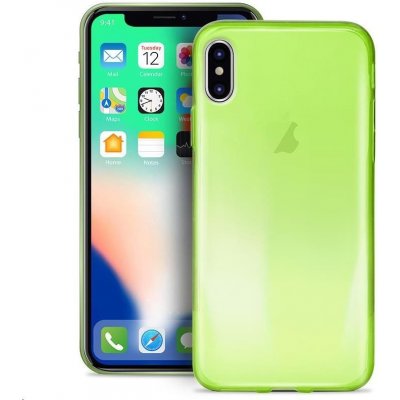 Pouzdro Puro "0.3 NUDE" Apple iPhone X zelené – Zbozi.Blesk.cz