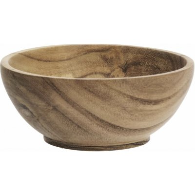 Madam Stoltz Dřevěná miska Natural Acacia přírodní dřevo 12 cm – Zbozi.Blesk.cz