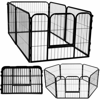 Springos Skladací ohrádka pro psa výběh pro štěnata 147 x 60 cm PA1003 – Hledejceny.cz