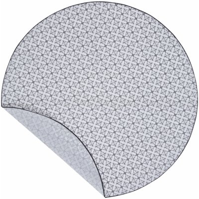 LIVARNO home Ubrus šedá/bílá obdélníková 130x160 cm – Zboží Mobilmania
