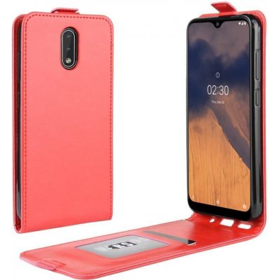 Pouzdro Vertical PU kožené flipové Nokia 2.3 - červené – Zboží Mobilmania