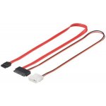 Premiumcord Kabel pro připojení disků s rozhraním Micro SATA (např. 4,6 cm / 1,8 "pevné disky) 1.5 GBits / 3 GBits; kfsa-26 – Zboží Živě