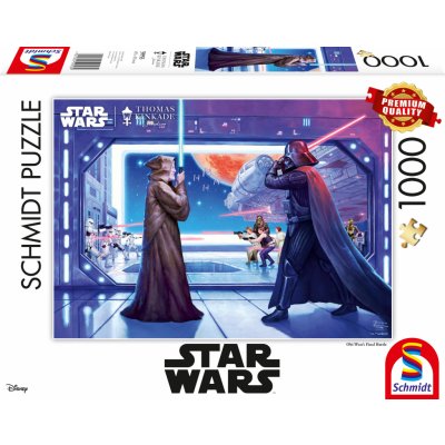 SCHMIDT Star Wars: Obi-Wanův závěrečný souboj 1000 dílků – Zboží Mobilmania