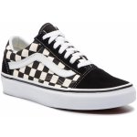 Vans boty Old Skool PRIMARY CHECK black/white – Zboží Mobilmania