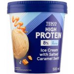 Tesco High Protein mražený krém mléčný s příchutí slaného karamelu 500ml – Hledejceny.cz